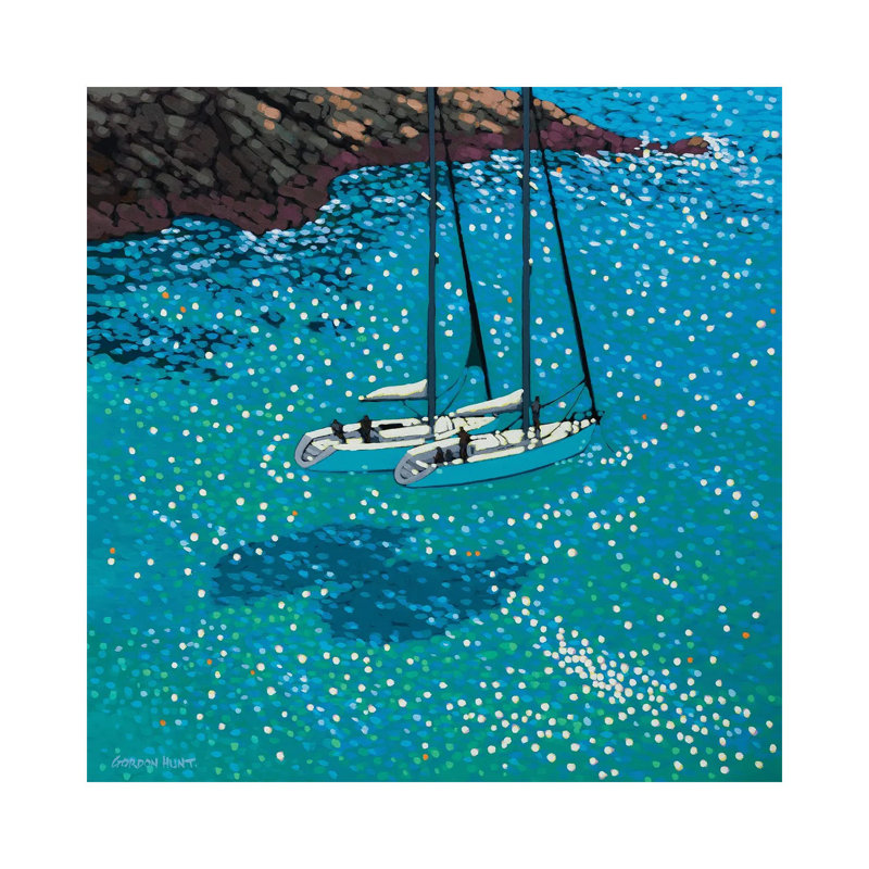 Turquoise Bay Rendezvous by Gordon Hunt - Gallery-Wrapped Canvas Giclée on Canvas, Canvas, 45.72 cm H x 45.72 cm W