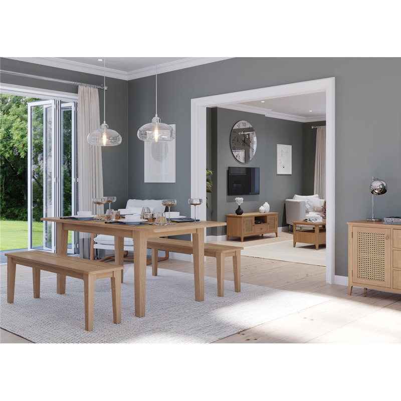 Arneta Extendable Oak Dining Table