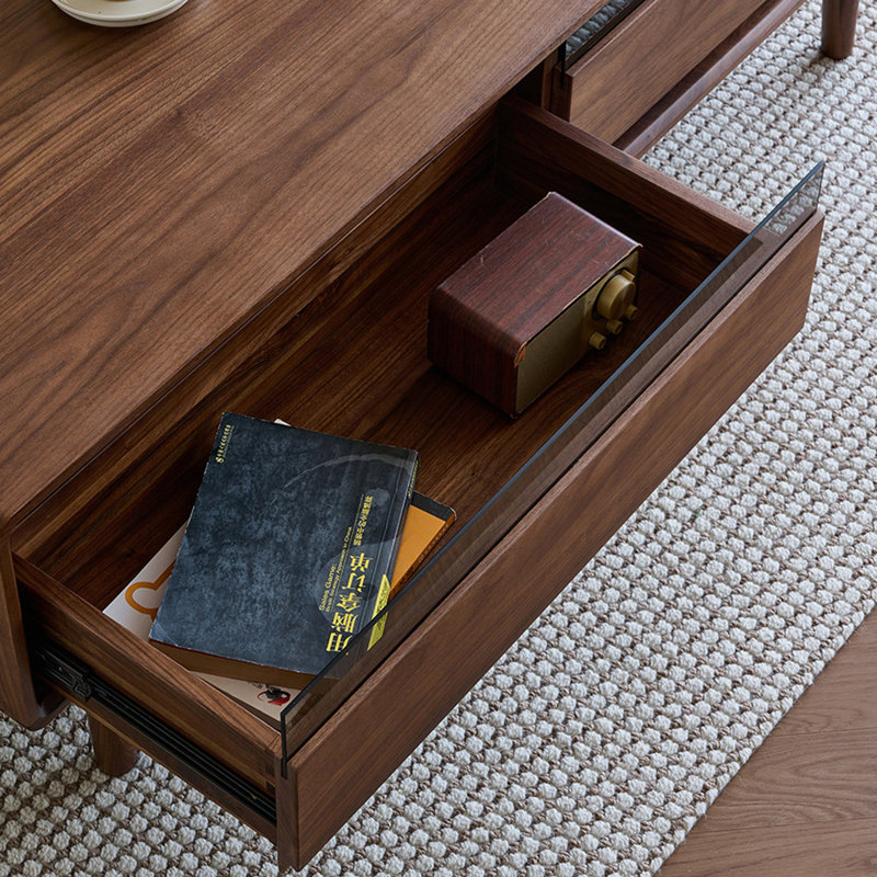 North American black walnut coffee table