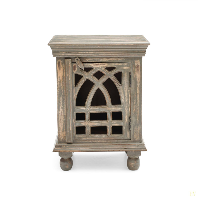 Wood Nightstand