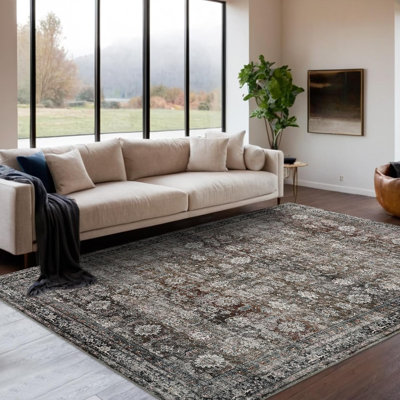Tapis d'intérieur traditionnel 5 x 7 po