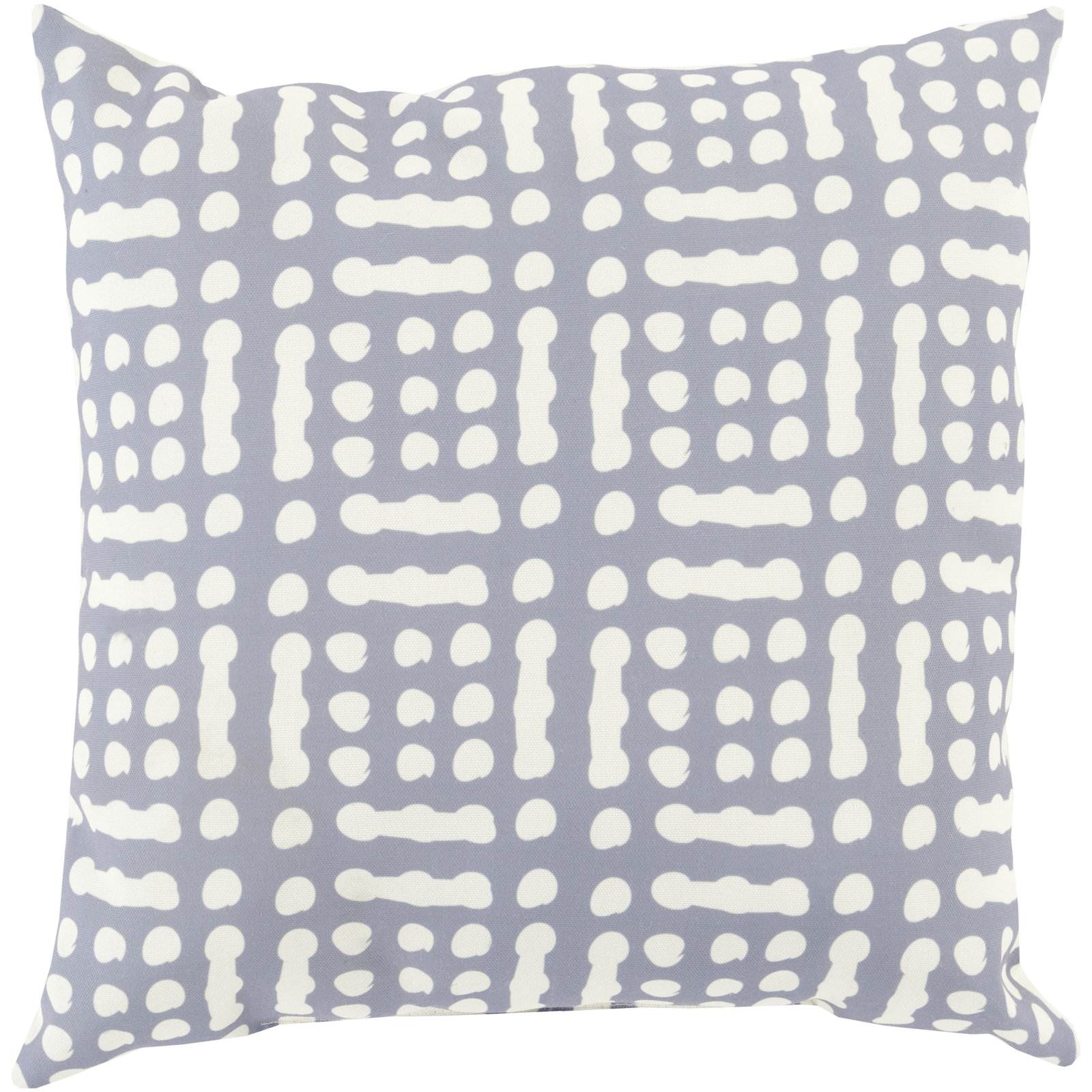Winsor 20" x 20" Pillow Cover & Insert, 20" H x 20" W x 5" D, Gray/Neutral