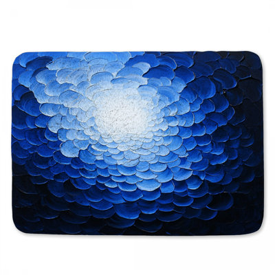 Spiral Bath Mat Abstract Bathroom Decor Contemporary