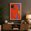 Cheerful Geometric Fish Modern - Print-136786579-136786584