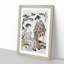 Dressing a Lady by Torii Kiyonaga - Picture Frame Painting Print-55545626-55545623