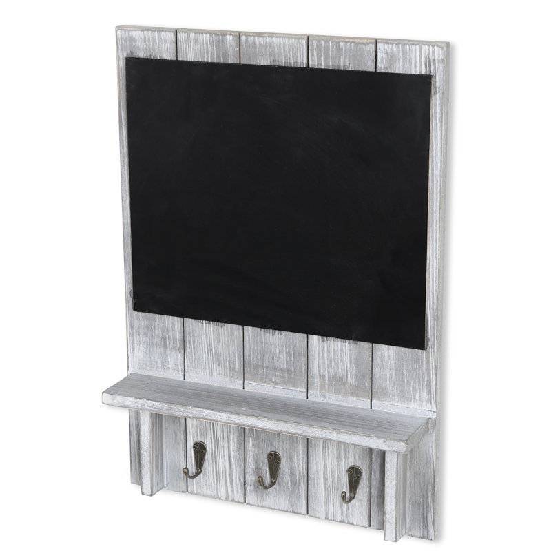 Avenal Wall Key Organiser with Key Hooks/Chalkboard