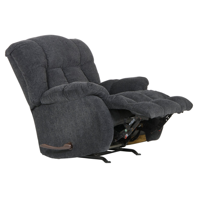 Bhanweri Upholstered Recliner, Slate Chenille