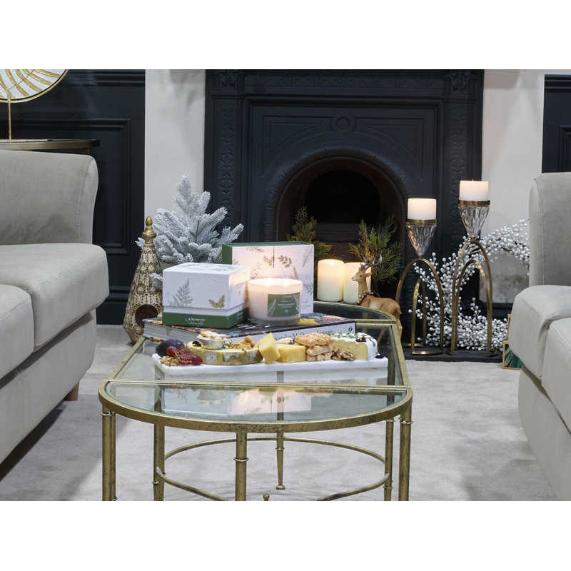 Holiday Scented Tumbler Candle with Glass Holder