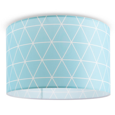 Danes Fabric Flush Ceiling Light