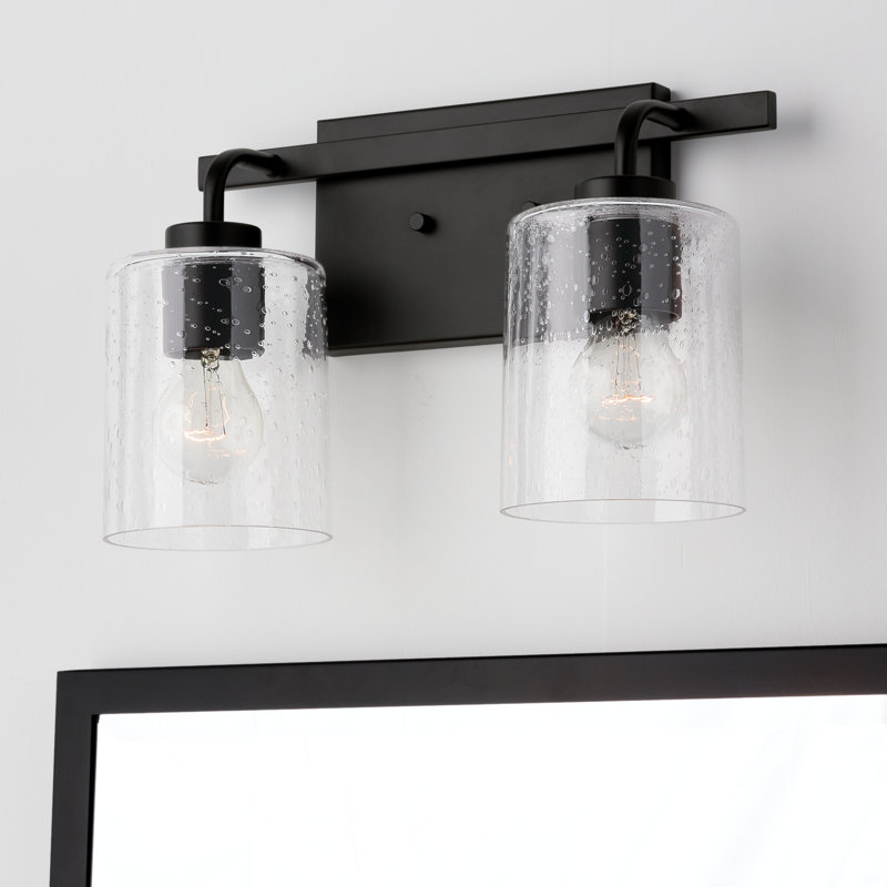 Greyson 2 - Light Dimmable Vanity Light, Matte Black