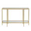 Modern Console Table with 2-Tier Open Storage Shelf