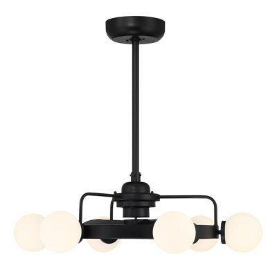 Jataveon 30" LED Fandelier with Remote Control