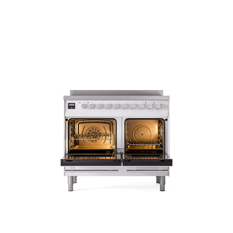 ILVE Professional Plus II 40 in Induction Range, RAL Classic/Stainless Steel