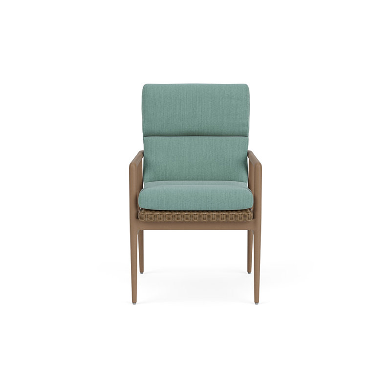 Cascade Outdoor Dining Armchair, Loveboat Mint, Fawn