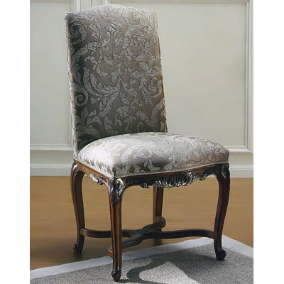 Upholstered Side Chair in Gray