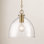 Dimmable Seeded Glass Single Light Pendant