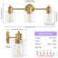 Luminaire de salle de bain à 3 lumières à intensité variable Kishaan-908309749