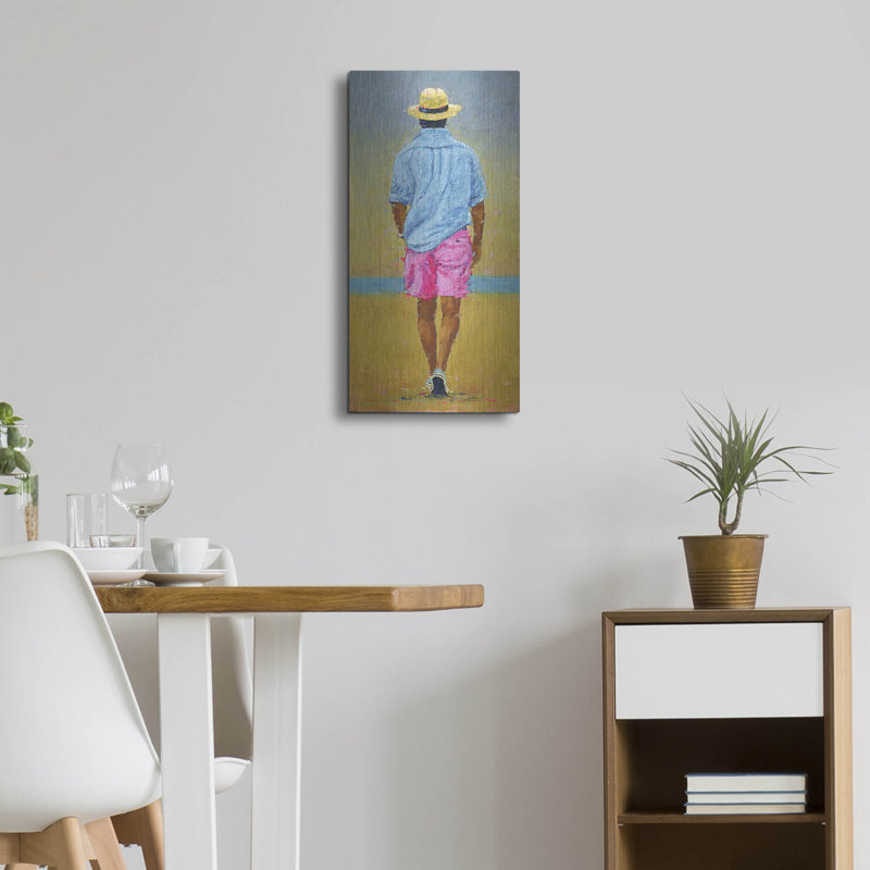  «First Man» par Michael Fratrich, art mural en métal, 12 po x 24 po, H 24 po x l 12 po