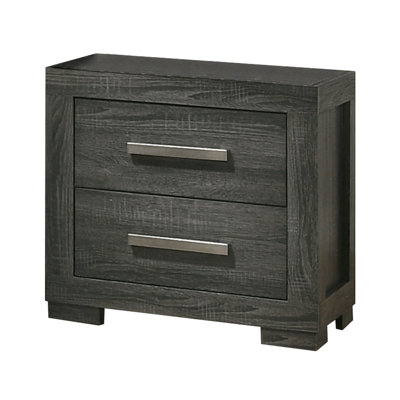 Nerses Weathered Gray Nightstand