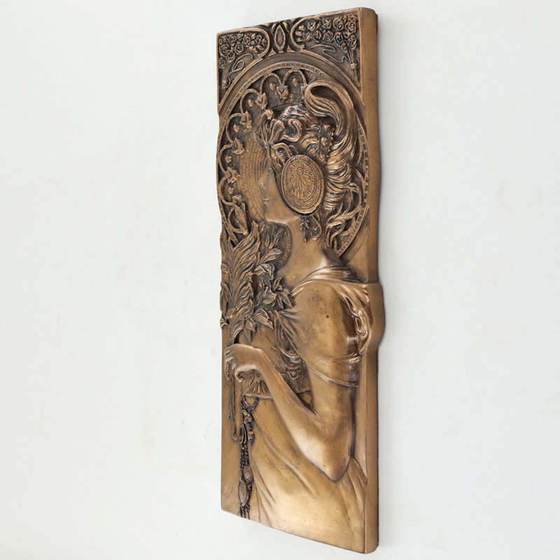 Autumn Leaves Art Cold Cast Bronze Wall Décor