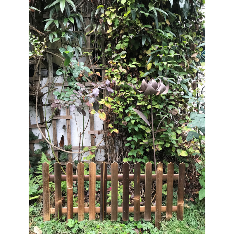 Bordure de jardin en bambou noir, H 16 po x l 36 po