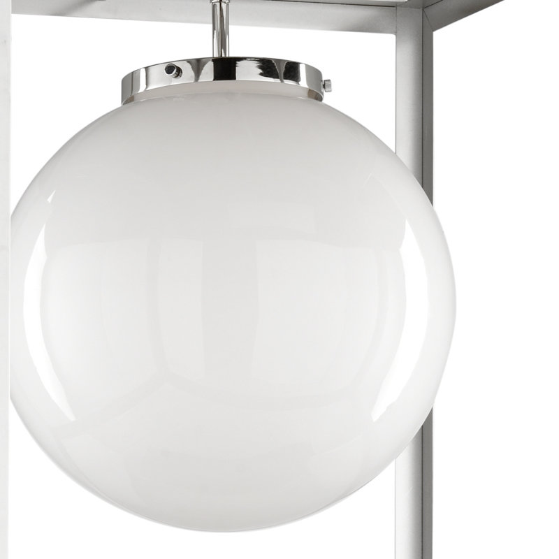 Luminaire suspendu carré unique 1 lumières