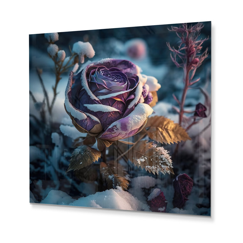 Décoration murale florale et botanique en métal, H 29 po x l 29 po x P 1 po