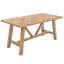 Table de salle à manger en bois massif 63 "American Rustic-371443134-371443135