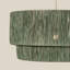 Cocktail Two-Tier Grass Pendant in Green