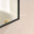 36X22inch Glossy Bathroom Mirrors For Wall Rectangle Vanity Mirror Corner Hangs Farmhouse Mirror Modern Metal Framed Rectangular Mirror, Decorative Square Corner Mirror(Horizontal & Vertical)-1533136130