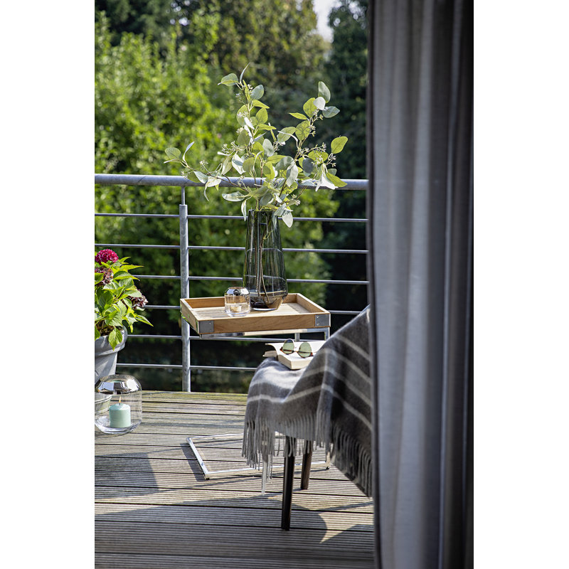 Linea Handmade Glass Table Vase, 36cm H x 17cm W x 17cm D