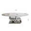 Grandes tables basses et tables de cocktail, marbre, pierre et acier, salon moderne