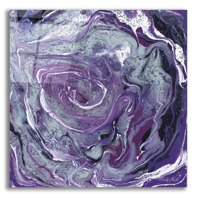 «Abstract in Mauve II» par Cindy Jacobs - impression sans cadre