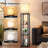 Floor Lamp With Shelves, 3 Color Temperatures, Open Top Design, For Living Room, Bedroom, Office-994257636