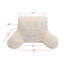 Housse et insert de coussin en fausse fourrure à dossier à poils longs-877154770