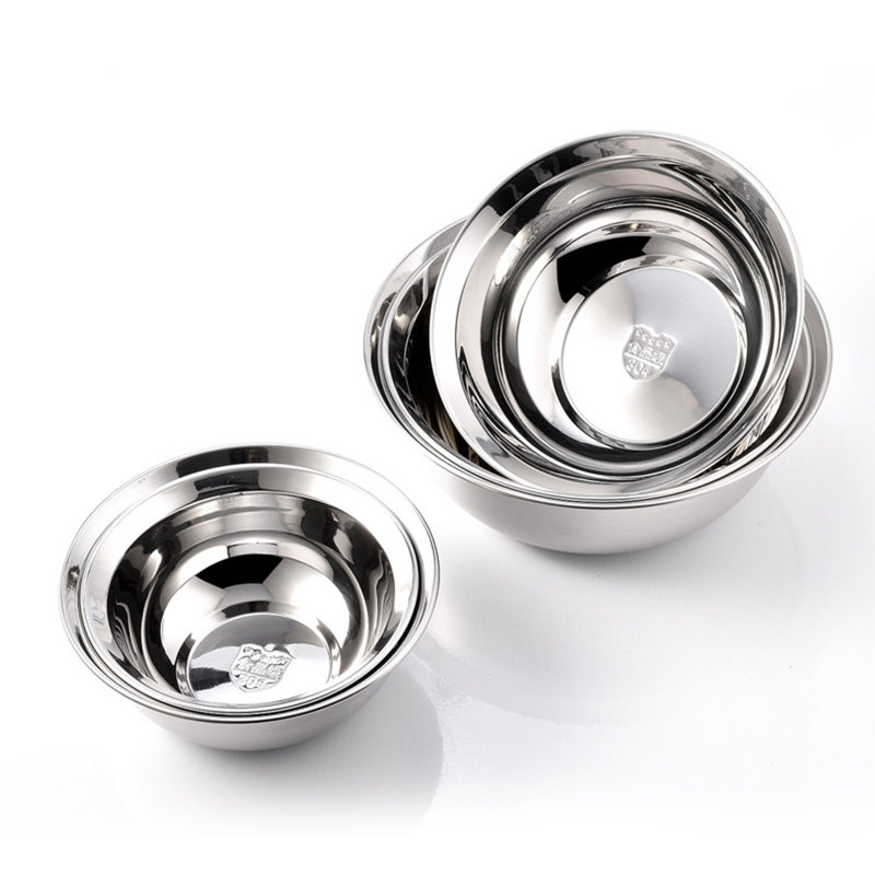 Stainless Steel Mixing Bowls (Set Of 6) Stainless Steel Mixing Bowl Set Nesting Bowls For Space Saving Storage, Great For Cooking, Baking, Prepping