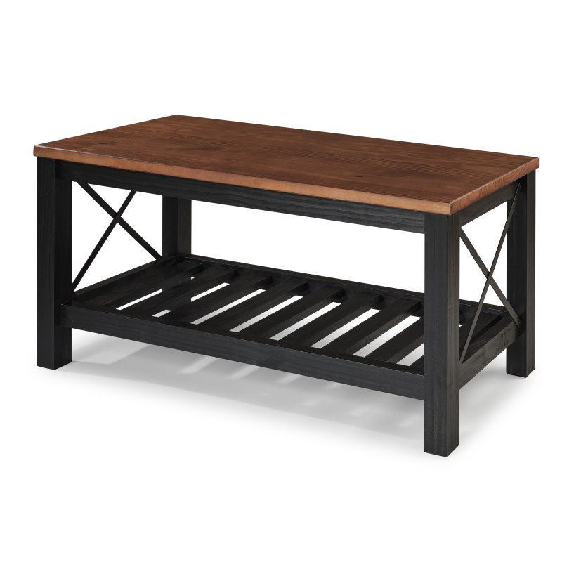 Wood Bench, Black