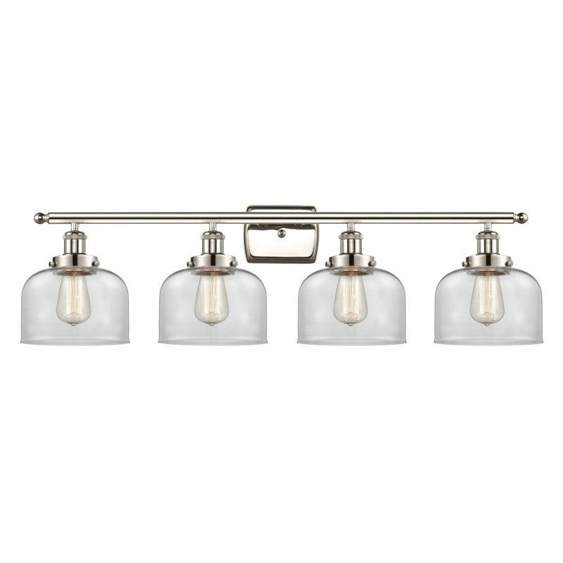 4 - Light Dimmable LED Bath Bar, Polished Nickel