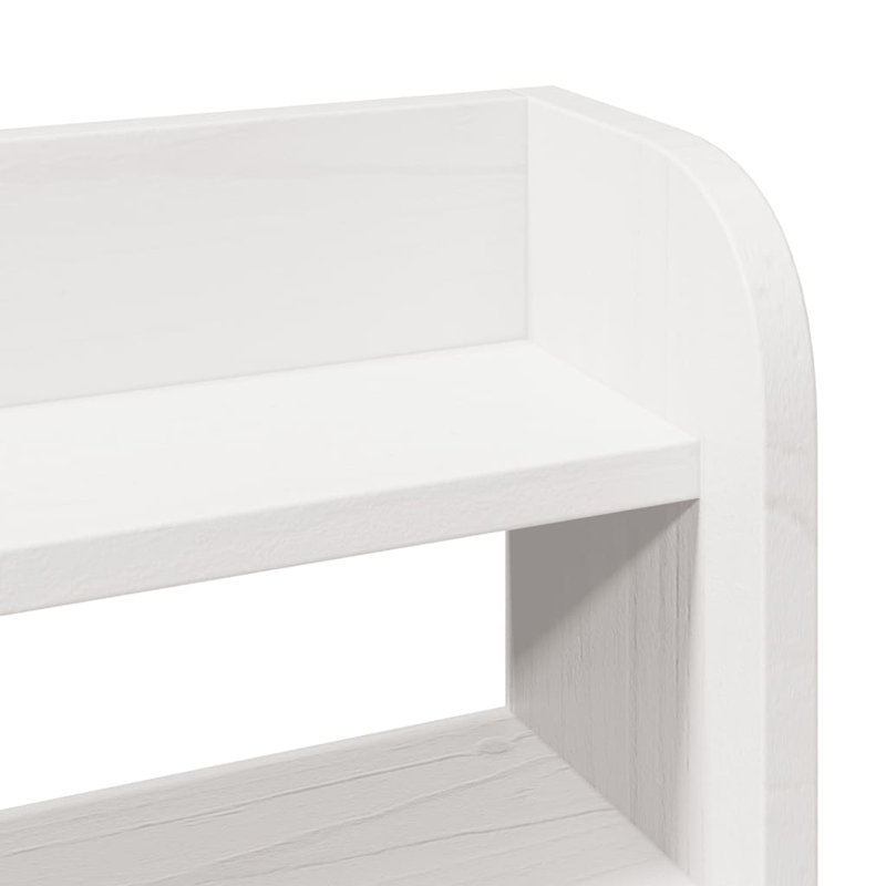 Solid Wood Headboard, 100 x 200 cm, White