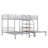 Metal Triple Bunk Bed For 3,Twin Over Twin&Twin Size Bunk Beds With Storage Shelves Staircase-460831710