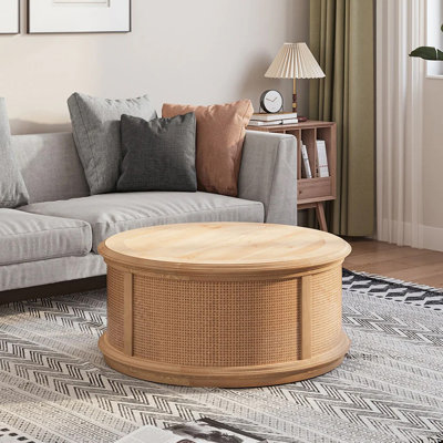 American-style simple round coffee table