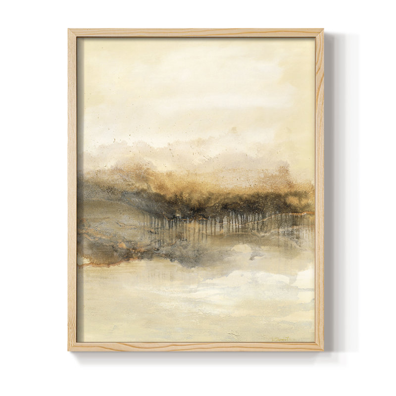 Keeping Secrets I Framed Print - Solid Wood, Natural, 11" H x 9" W
