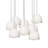 8 - Light Dimmable Dome Chandelier-24259017-24259022-24257280
