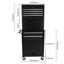 Armoire à outils sur roulettes, coffre à outils à roulettes verrouillable 6 tiroirs avec 4 roues universelles, organisateur de rangement de boîte à outils détachable 2 en 1 pour garage atelier de réparation, noir-2122074502