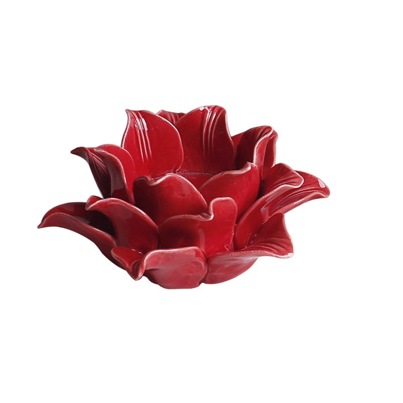 Bougeoirs en céramique sculptés à la main et idéaux pour les dîners aux chandelles, les accessoires de fête et les ornements de décoration intérieure