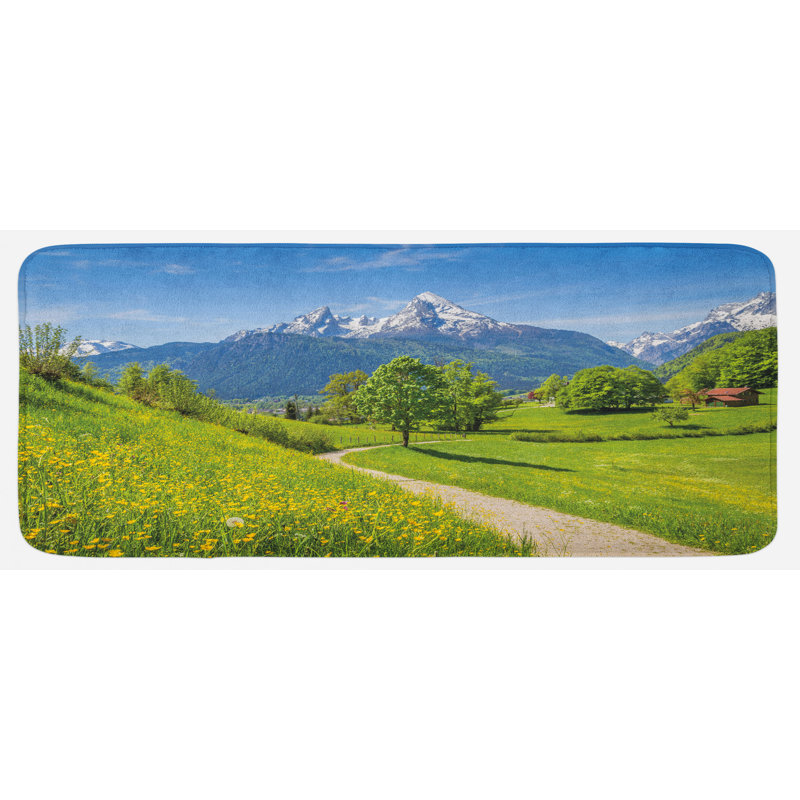 Tapis de cuisine paysage