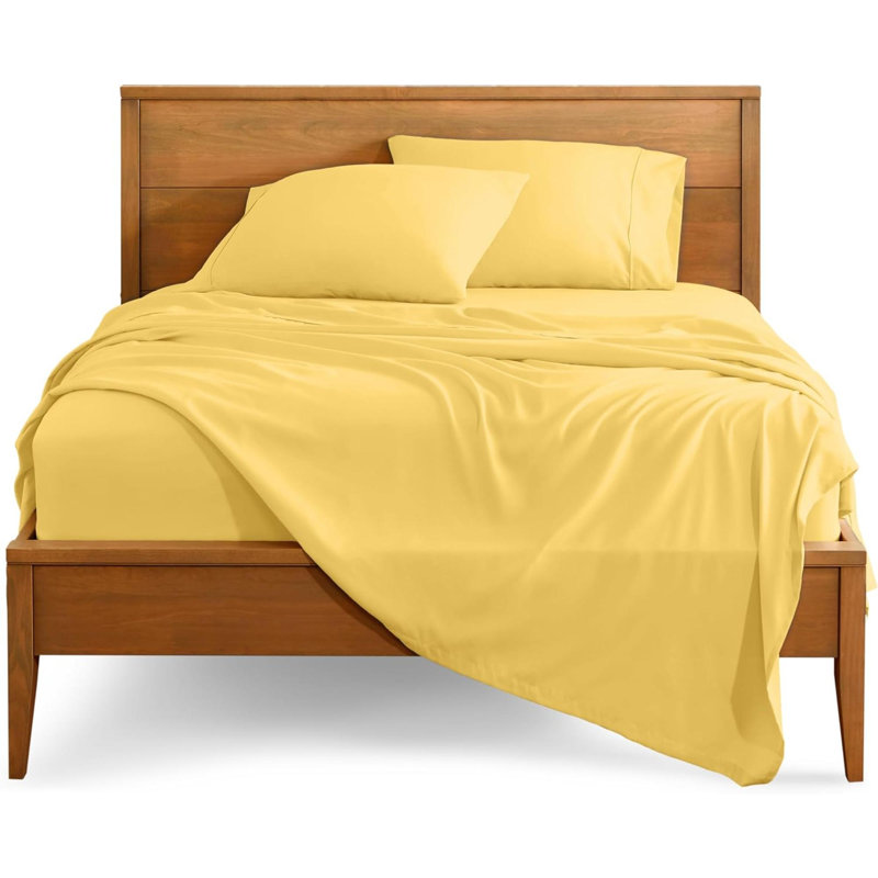 Queen Sheet Set - Luxury 1800 Soft Microfiber Queen Bed Sheets - Double Brushed - Deep Pockets - Easy Fit - 4 Piece Set - Bedding Sheets & Pillowcases