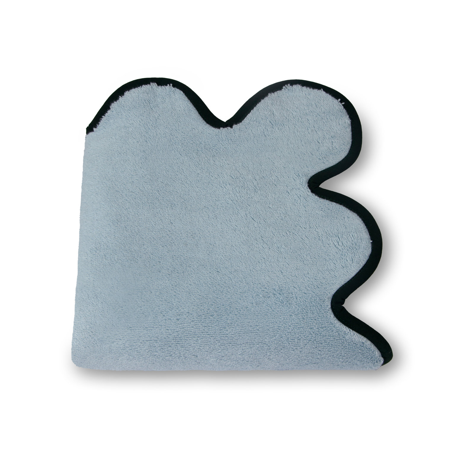 Scalloped Hand Towel, Blue, Hand Towel