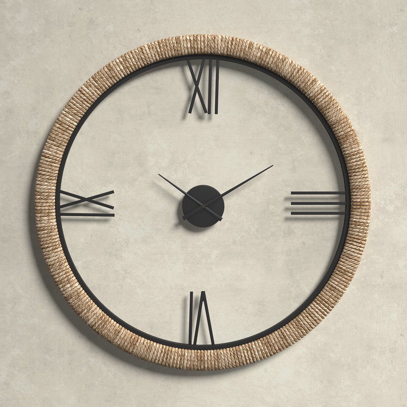 Nelsie Banana Leaf Wall Clock