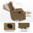 Rudisill Genuine Leather Swivel Recliner-80918678